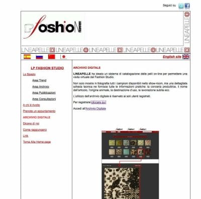 Un archivio on line per l’area trend di Lineapelle