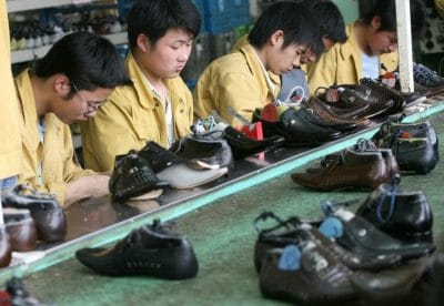 Export cinese: 6,81 miliardi di paia di scarpe