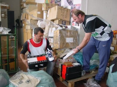 Che fine fanno le scarpe sequestrate?