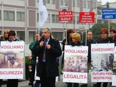 Riviera del Brenta, protestano gli artigiani: “Qui un’azienda su tre è cinese”