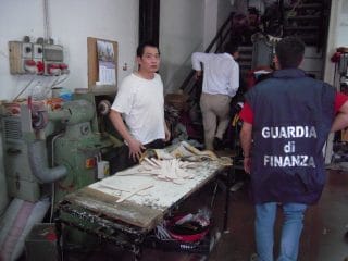 Controlli ai laboratori cinesi delle Marche