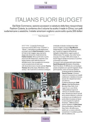Italians fuori budget