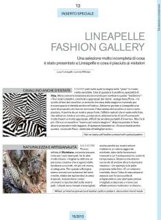 Lineapelle Fashion Gallery / INSERTO SPECIALE, DA CONSERVARE