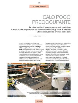 Calo poco preoccupante