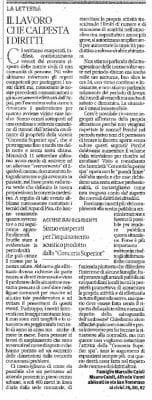 Protesta contro la conceria Superior