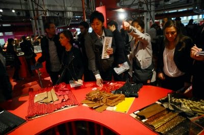 Lineapelle, più visitatori alla fine del primo giorno