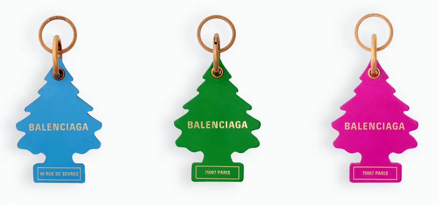 Balenciaga and Arbre Magique to patch things up, perhaps, after casus belli  over the brand's leather key chain - LaConceria