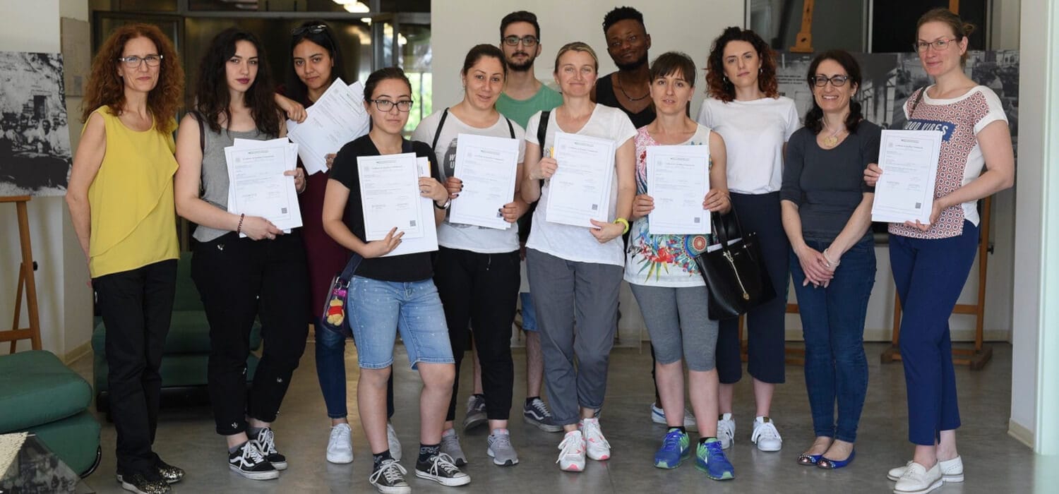 Gli studenti del corso Shoes Academy