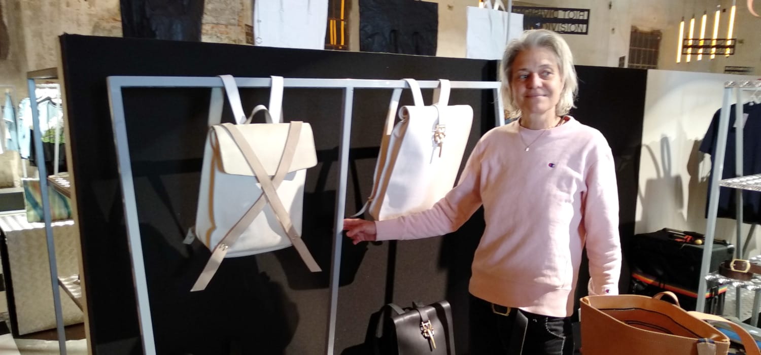 Kika Vliegenthart durante l'ultimo Pitti