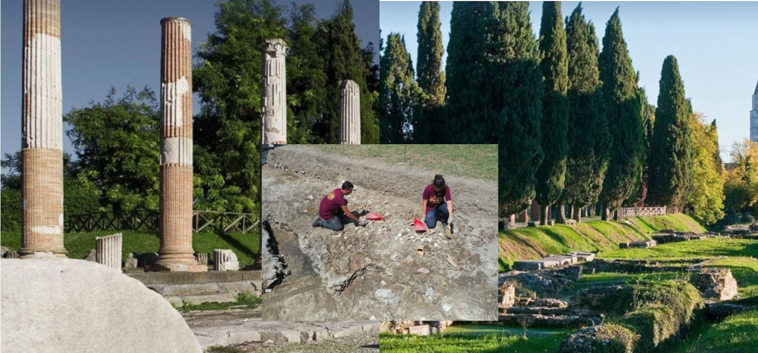 La campagna di scavi che ad Aquileia ha riportato alla luce un deposito di allume d'epoca romana