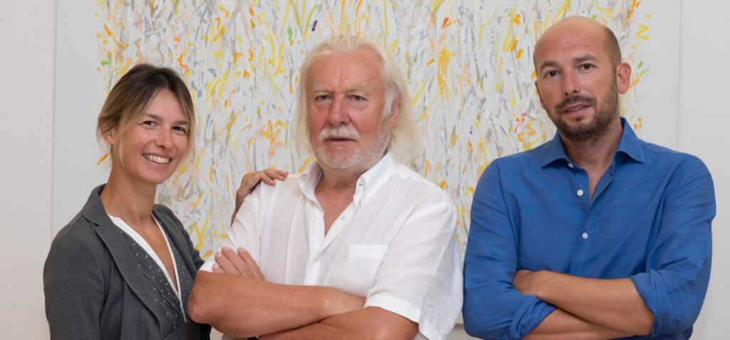 Rino Mastrotto con i figlii Barbara e Matteo