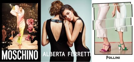 I progetti di Aeffe per Pollini e Moschino