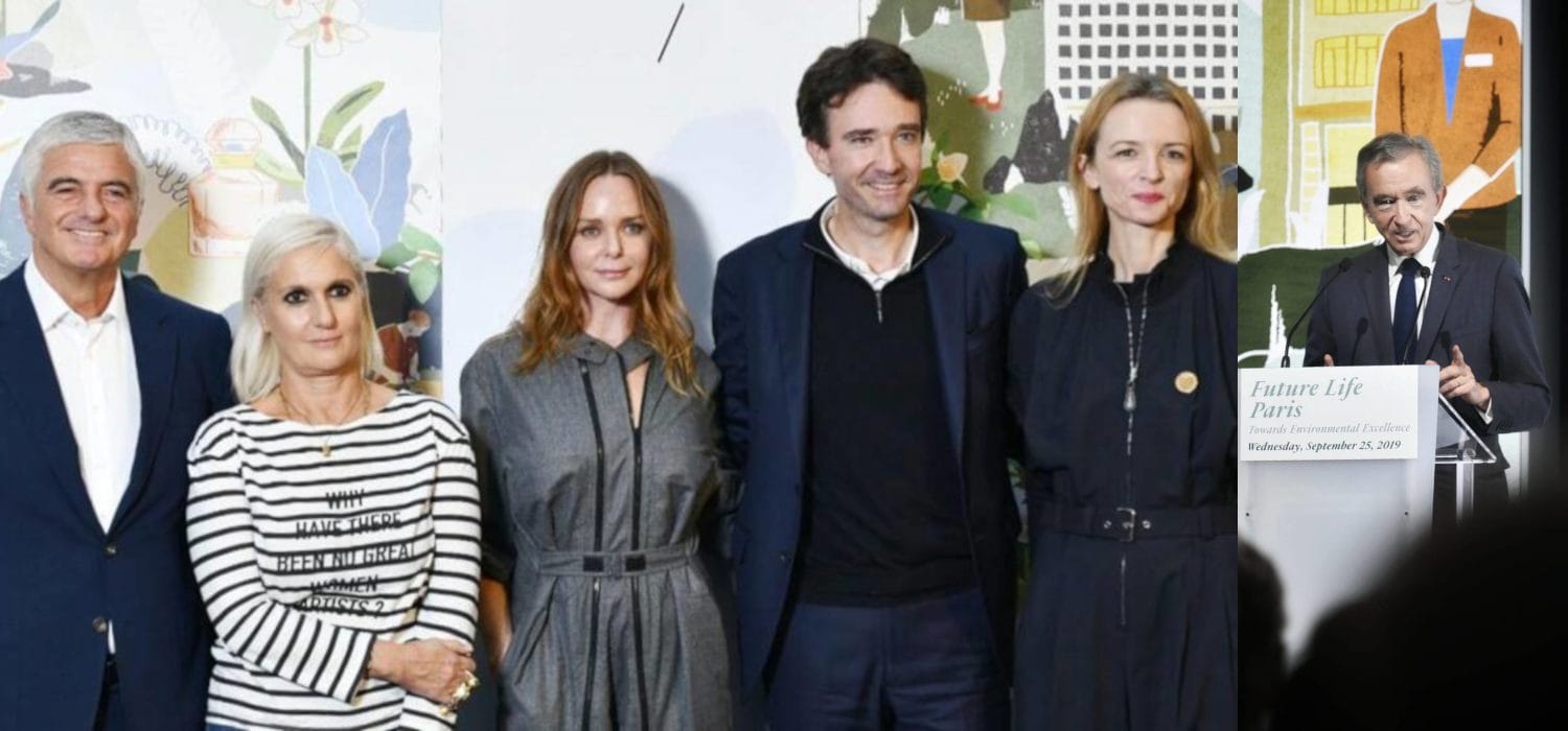 i partecipanti all'evento LVMH di Parigi