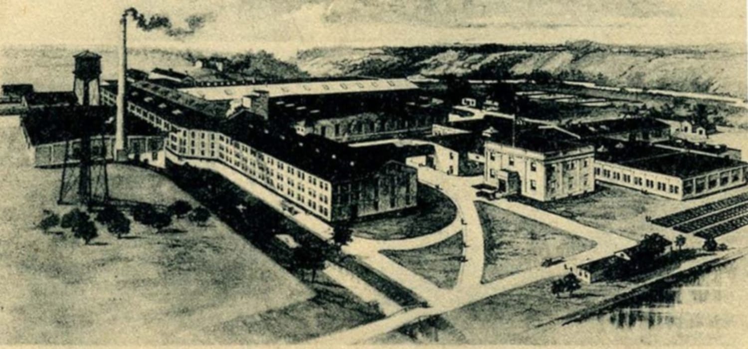 Una cartolina d'epoca di Robson Leather