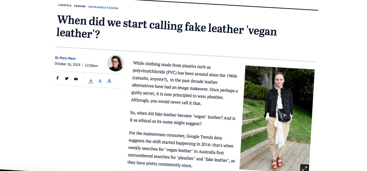 A qualcuno piace green: perché il sintetico si vende come vegano