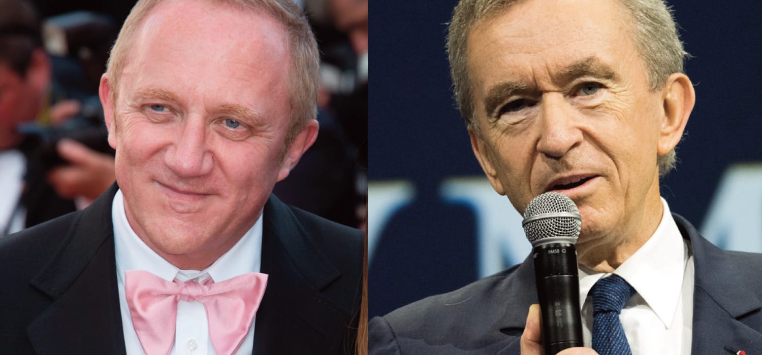 In the Kering-LVMH derby Pinault leads in the CEOs rankings, but Arnault is  ahead - LaConceria