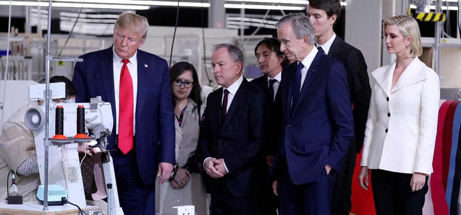 Trump inaugurates Louis Vuitton production site in Texas
