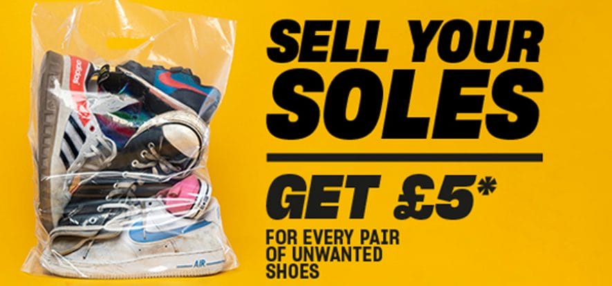 Riciclare le scarpe da Schuh: l’insegna UK lancia Sell Your Soles