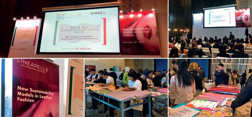 Lineapelle a Guangzhou per la nuova sostenibilità della pelle