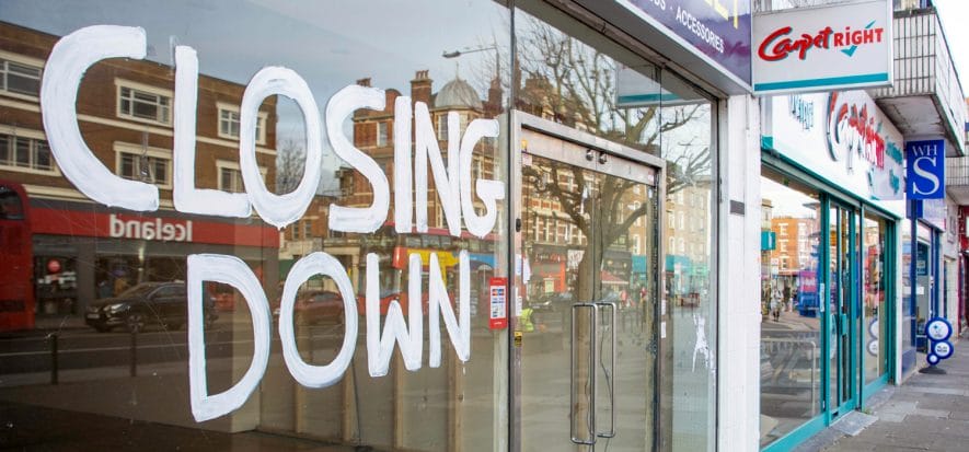 Apocalypse retail britannica: a londra chiudono 16 store al giorno