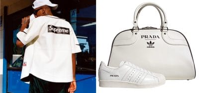 A leather takeover of the sneaker: Prada/Adidas and Supreme/Nike