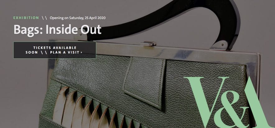 Londra celebra la borsa con Bags: Inside Out, mostra al V&A Museum