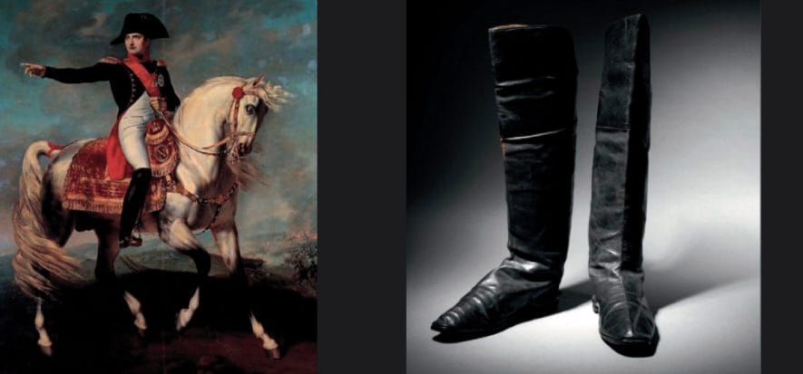 Un paio di stivali in pelle di Napoleone battuti per 117.000 euro