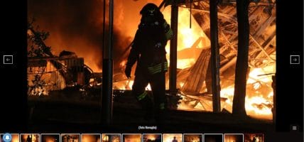 Un incendio devasta le strutture di Campomaggi & Caterina Lucchi