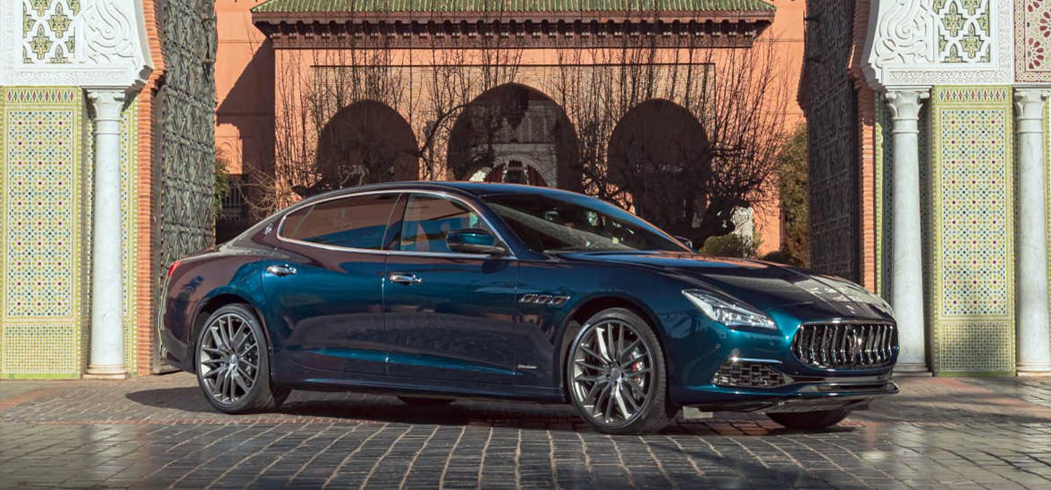 La pelle sfreccia a bordo della serie speciale Maserati Royale