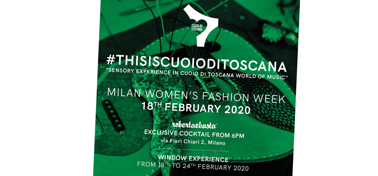 Cuoio di Toscana, asta alla MFW per #INPIEDIPERTUTTE