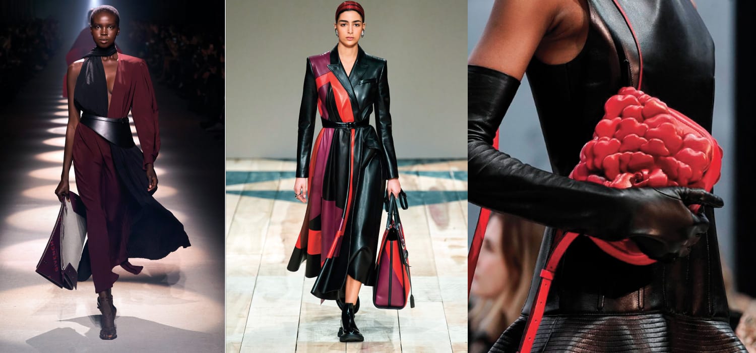 Parigi: pelle per il nuovo romanticismo di Valentino (e non solo)
