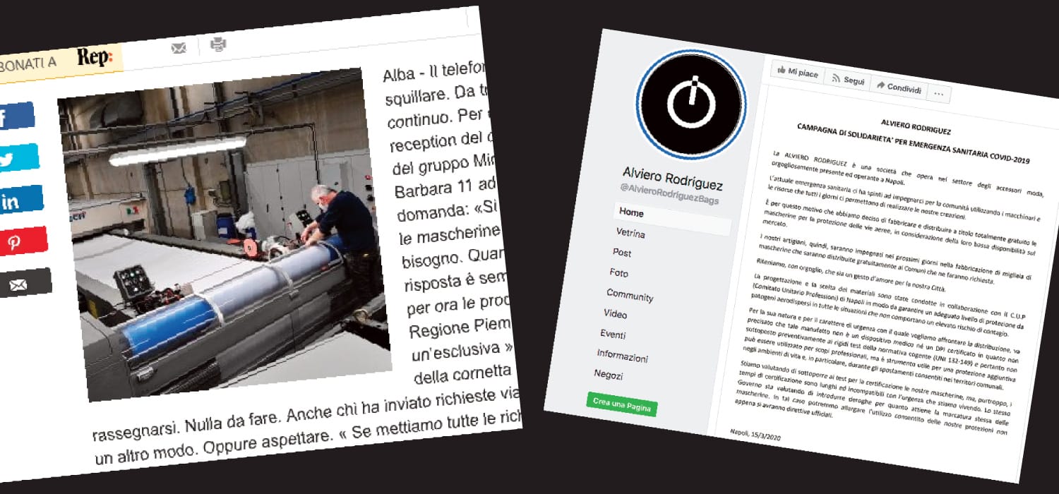 La moda lancia l’appello alla riconversione temporanea