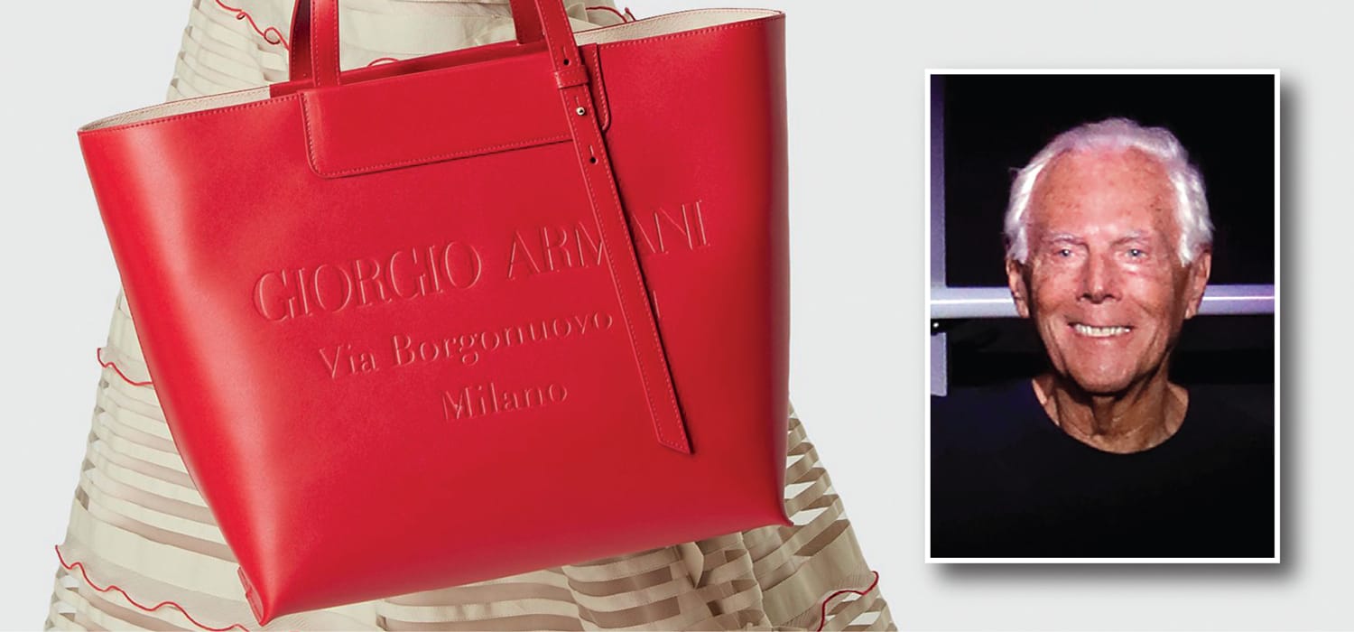 Per Armani il lusso è in declino da prima di CRV: “Rallentiamo!”