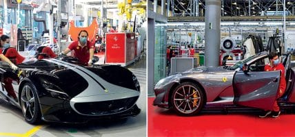 Automotive: Ferrari, Bentley, Rolls-Royce, Aston Martin restart