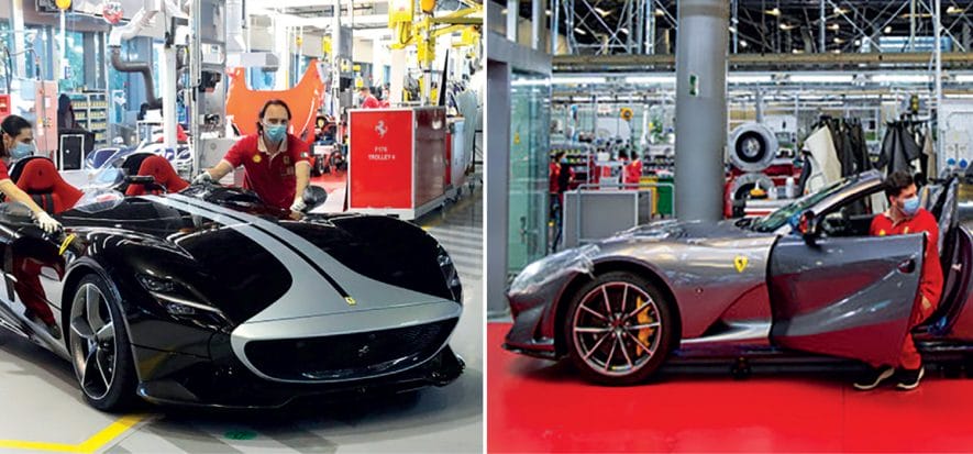 Automotive: ripartono Ferrari, Bentley, Rolls-Royce, Aston Martin