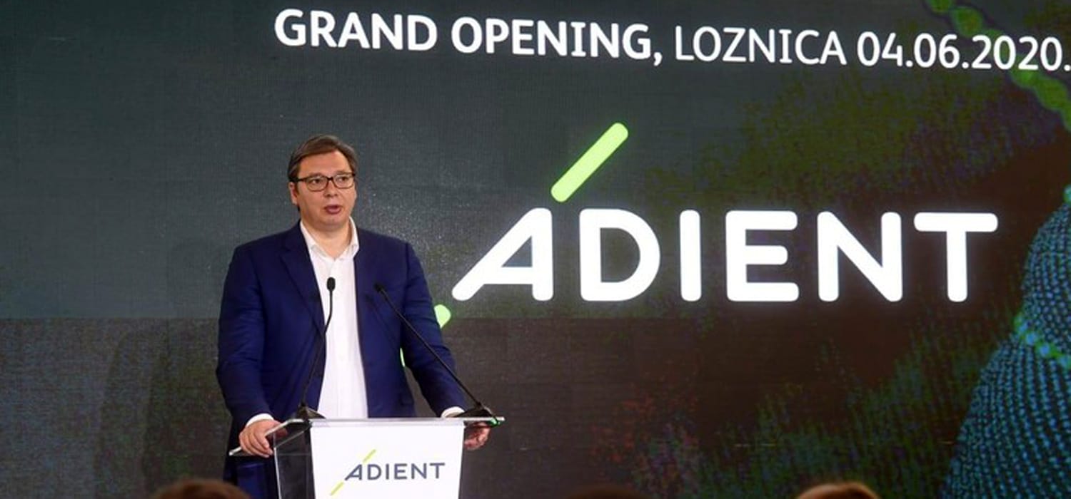 Adient raddoppia in Serbia: inaugurata la fabbrica di Loznica
