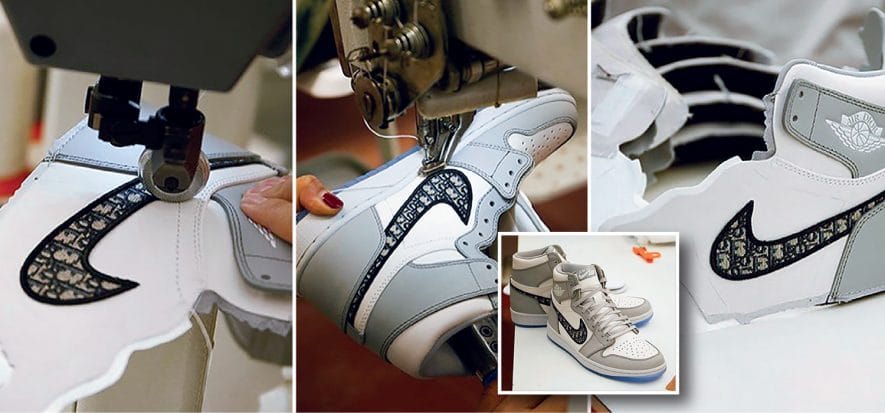 Le attesissime sneaker AJ1 OG Dior: 100% made in Italy