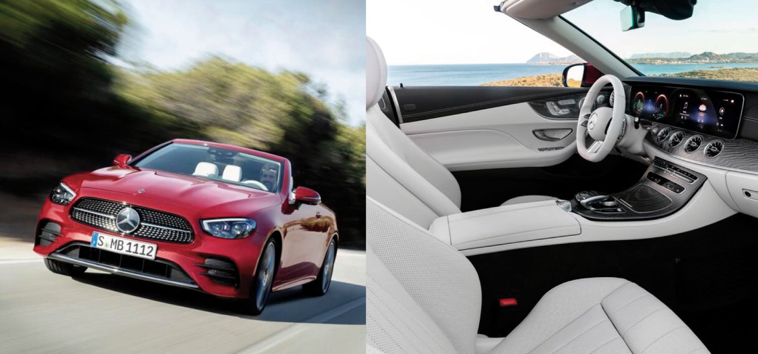 La pelle di Mercedes Classe E 300 Cabrio non si scalda al sole