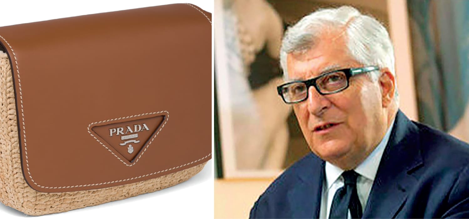 Prada between revenge spending and leather purchases (78% of which are Italian)