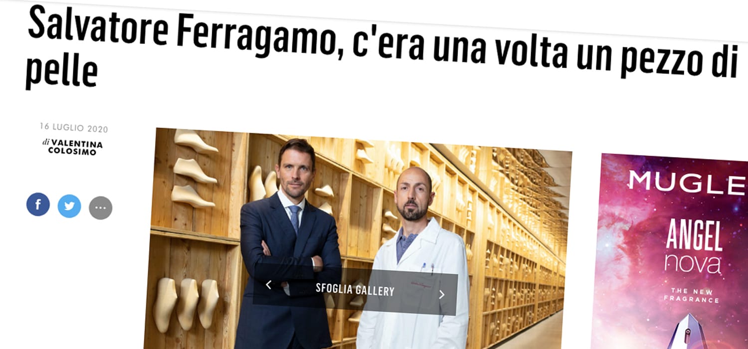 La manovia di Salvatore Ferragamo è un film in flash foward