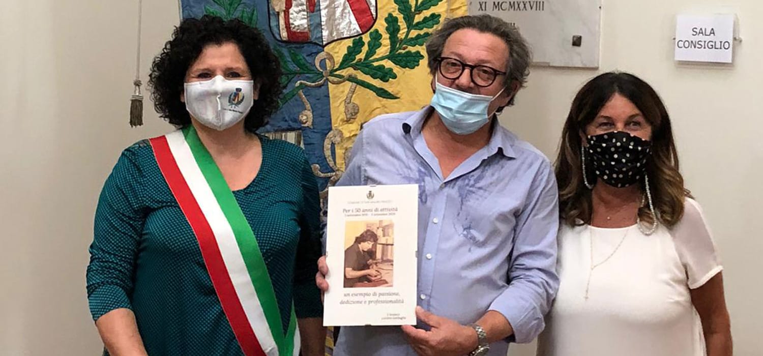 il sindaco di San Mauro Pascoli, Luciana Garbuglia