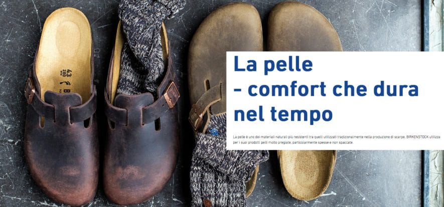 Birkenstock say thanks to Italian leather and keep growing