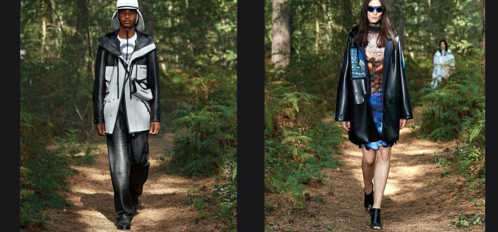 LFW: Burberry streaming fashion show in the middle of English forests