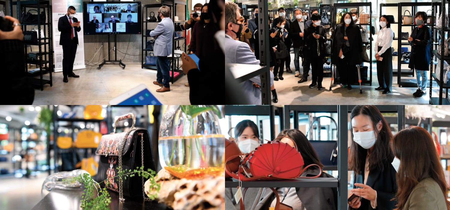 Silent Mipel Showroom in Seoul: la fiera è virtuale, il business no