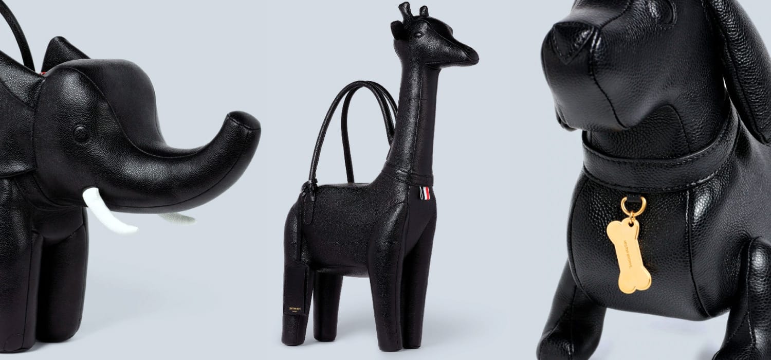 Le animal bag di Thom Browne saranno un gioco, ma fatto benissimo
