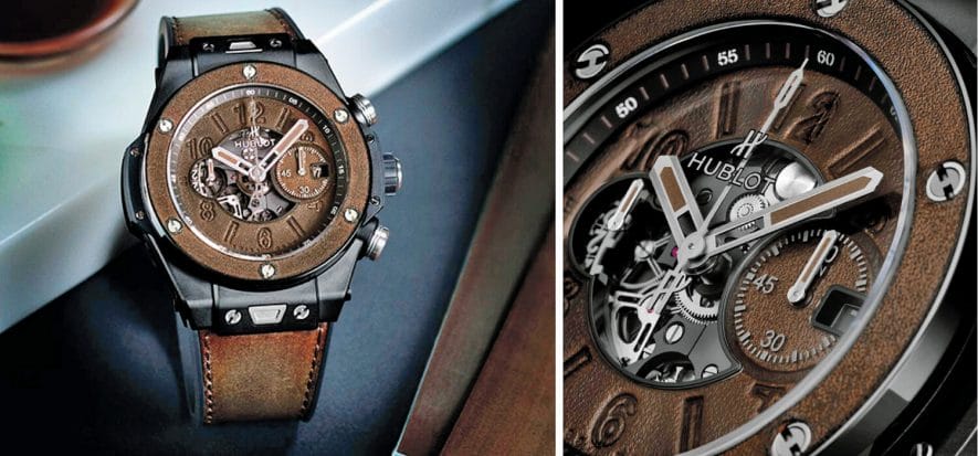Hublot and Berluti join forces to create a watch that glorifies leather