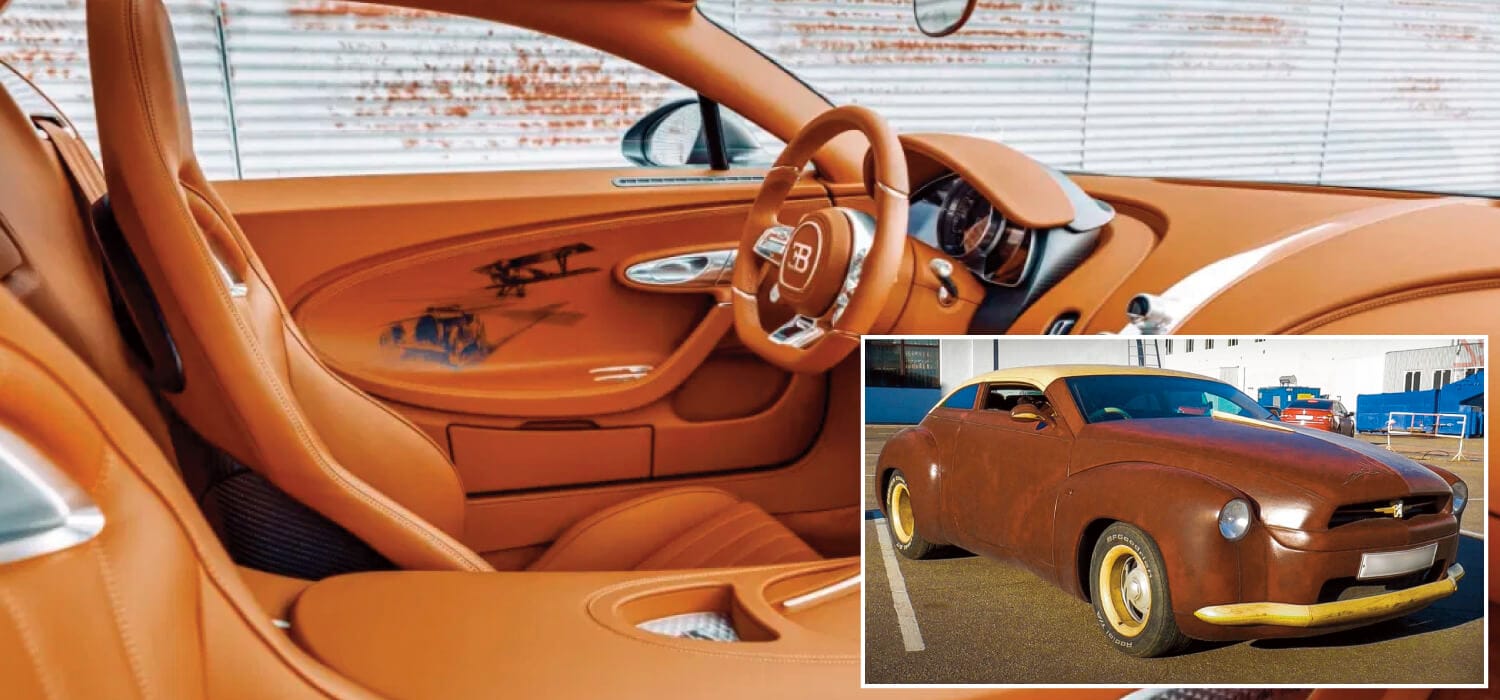 Bugatti e quel regalo in sospeso: i bolidi che vestono la pelle