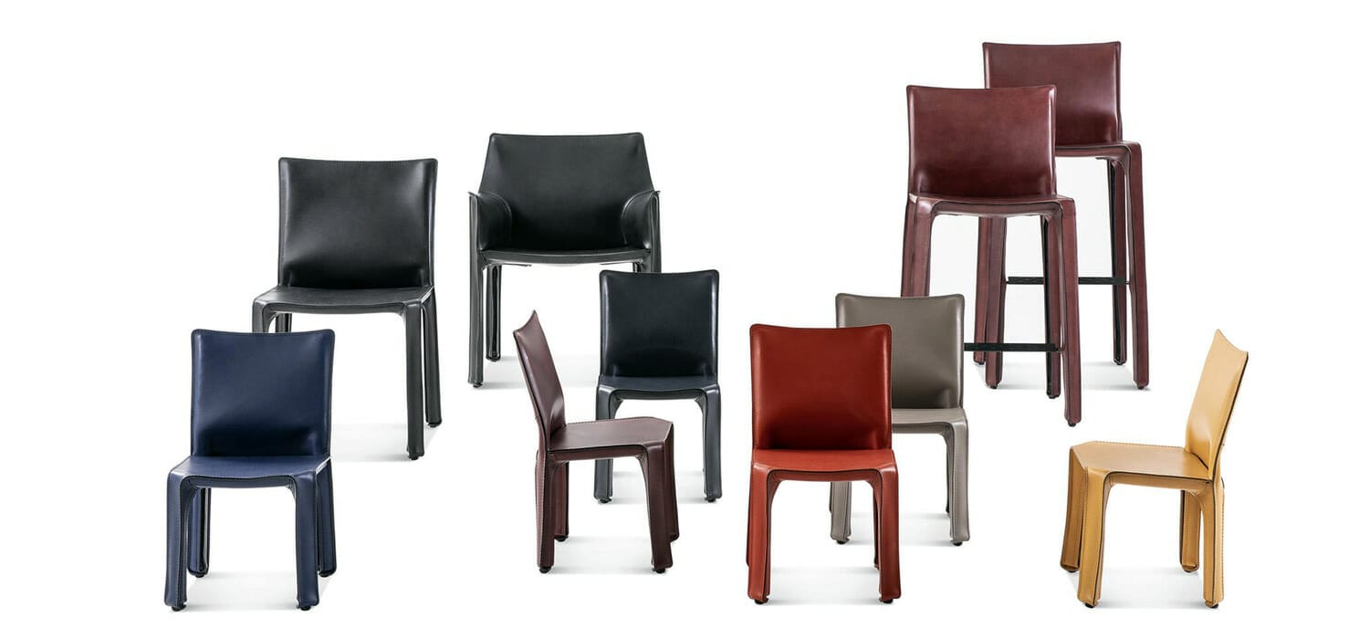 Per Cab di Cassina, spiega l'ideatore, la pelle non è un dettaglio