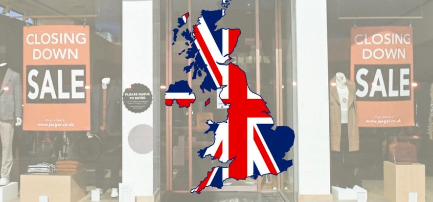 Arcadia e molti altri: colpi da KO per il retail britannico