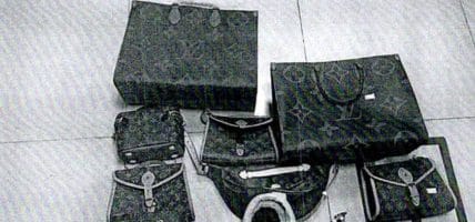 15.4 million from Fake Vuitton bags: 40 arrested in China